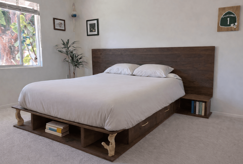rustic coastal bed&nbsp;frame