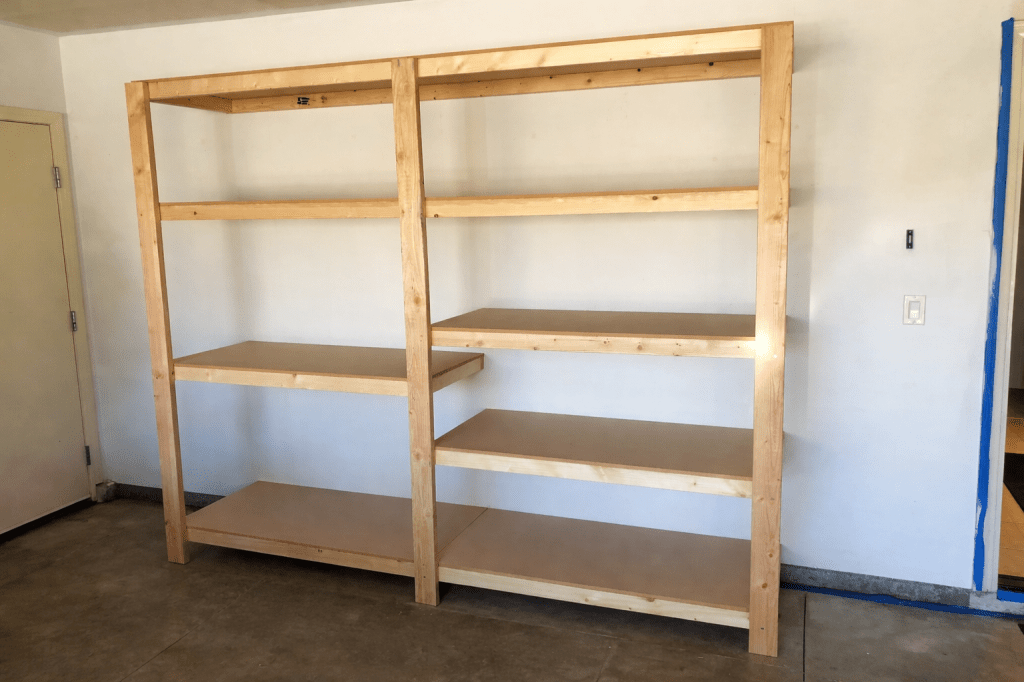 modular garage shelving